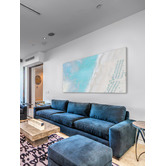 Barley Cove Hazy Beach Canvas Wall Art