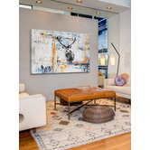 Barley Cove Staring Deer Canvas Wall Art