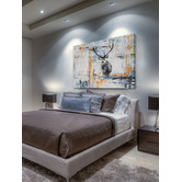 Barley Cove Staring Deer Canvas Wall Art