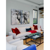 Barley Cove Facing Horses Canvas Wall Art