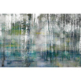 Barley Cove Tree Trunk Lights Canvas Wall Art