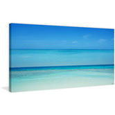 Barley_Cove Clear Blue Art Print on Canvas | Temple & Webster