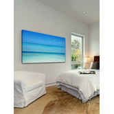 Barley Cove Clear Blue Art Print on Canvas