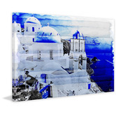 Barley Cove Santorini Art Print on Canvas
