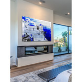 Barley Cove Santorini Art Print on Canvas