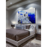 Barley Cove Santorini Art Print on Canvas