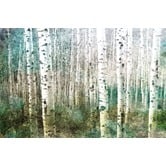 Barley Cove Aspen Green Art Print on Canvas