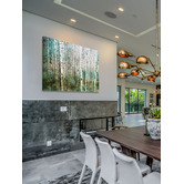 Barley Cove Aspen Green Art Print on Canvas