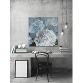 Barley Cove Blue Zoom Stretched Canvas Wall Art