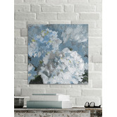 Barley Cove Blue Zoom Stretched Canvas Wall Art