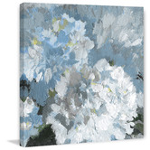 Barley Cove Blue Zoom Stretched Canvas Wall Art