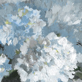 Barley Cove Blue Zoom Stretched Canvas Wall Art