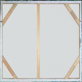 Barley Cove Blue Zoom Stretched Canvas Wall Art