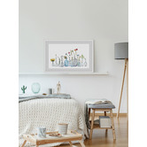 Barley Cove Bottle Up Framed Printed Wall Art