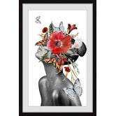 Barley Cove Butterfly Bloom Sight Framed Printed Wall Art