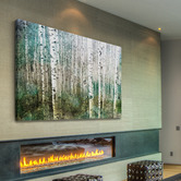 Barley Cove Aspen Green Art Print on Canvas