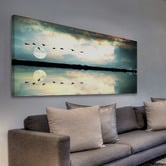Barley Cove Attleborough Art Print on Canvas