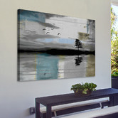 Barley Cove Tree Reflection Canvas Wall Art
