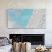 Barley Cove Hazy Beach Canvas Wall Art