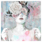 Barley Cove Dreaming With Flowers Stretched Canvas Wall Art