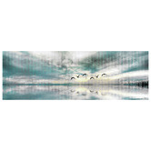 Barley Cove Birds Skylight II Stretched Canvas Wall Art