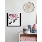 Barley Cove Floral &amp; Lipstick Framed Printed Wall Art