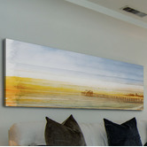 Barley Cove Malibu Pier Canvas Wall Art