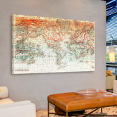 Barley Cove Planet Earth Canvas Wall Art
