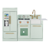 Fantasy Fields Teamson Kids Little Chef Charlotte All-in-One Modern Modular Play Kitchen