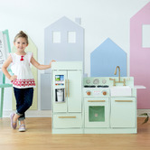 Fantasy Fields Teamson Kids Little Chef Charlotte All-in-One Modern Modular Play Kitchen