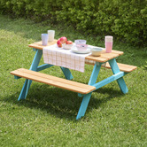 Fantasy Fields Teamson Kids Outdoor Picnic Table &amp; Bench Set