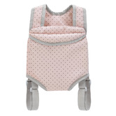 Fantasy Fields 2 Piece Olivia's Little World Polka Dot Princess Baby Doll Carrier &amp; Car Seat Set
