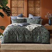 Logan &amp; Mason Priya Cotton Sateen Quilt Cover Set