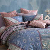 Logan &amp; Mason Jessa Cotton Sateen Quilt Cover Set