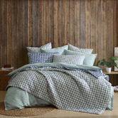 Logan &amp; Mason Camillo Cotton Sateen Coverlet Set