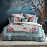 Logan &amp; Mason Kaida Cotton Sateen Quilt Cover Set