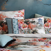 Logan &amp; Mason Kaida Cotton Sateen Quilt Cover Set