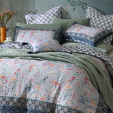Logan &amp; Mason Pippen Cotton Sateen Quilt Cover Set