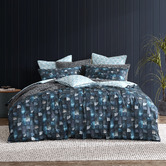 Logan &amp; Mason Keanu Cotton Sateen Quilt Cover Set