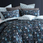 Logan &amp; Mason Keanu Cotton Sateen Quilt Cover Set