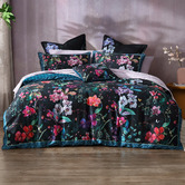 Logan &amp; Mason Sassafras Cotton Sateen Quilt Cover Set