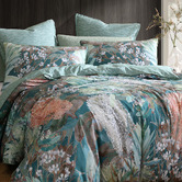 Logan &amp; Mason Tomah Cotton Sateen Quilt Cover Set