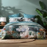 Logan &amp; Mason Akari Cotton Sateen Quilt Cover Set