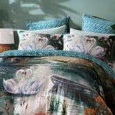 Logan &amp; Mason Akari Cotton Sateen Quilt Cover Set
