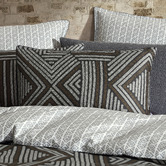 Logan &amp; Mason Ashen Cotton Sateen Quilt Cover Set