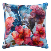 Logan &amp; Mason Azure Bloom Cotton Sateen European Pillow Sham