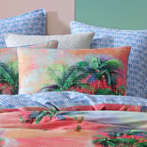 Logan &amp; Mason Coconut Grove Cotton Sateen Quilt Cover Set