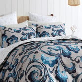 Logan &amp; Mason Sardinia Coast Cotton Sateen Quilt Cover Set