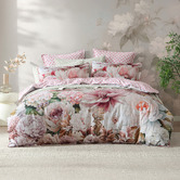 Logan &amp; Mason Oleander Cotton Sateen Quilt Cover Set