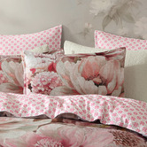 Logan &amp; Mason Oleander Cotton Sateen Quilt Cover Set